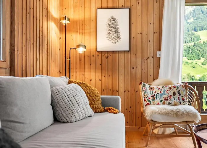 Val D'illiez, 6 Pers - Balcon Et Vue - Parking