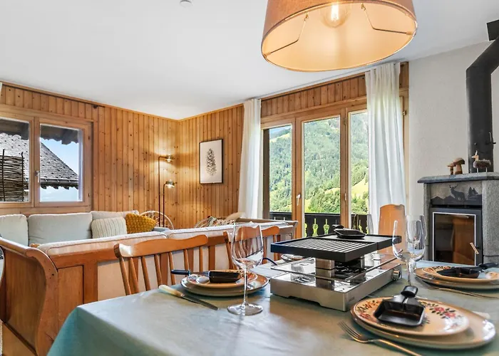 Val D'illiez, 6 Pers - Balcon Et Vue - Parking Appartement