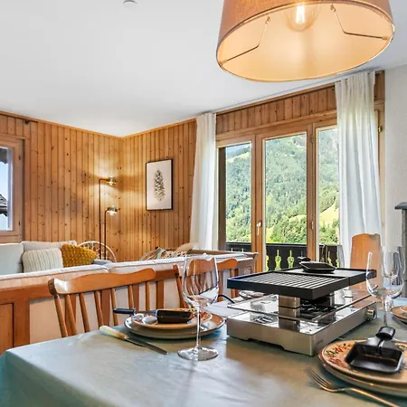 Val D'illiez, 6 Pers - Balcon Et Vue - Parking Διαμέρισμα