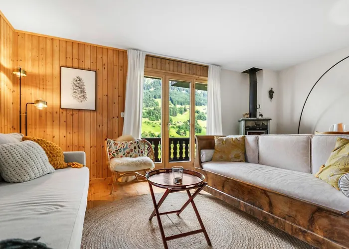 Appartamento Val D'illiez, 6 Pers - Balcon Et Vue - Parking