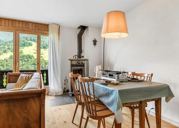 Appartamento Val D'illiez, 6 Pers - Balcon Et Vue - Parking